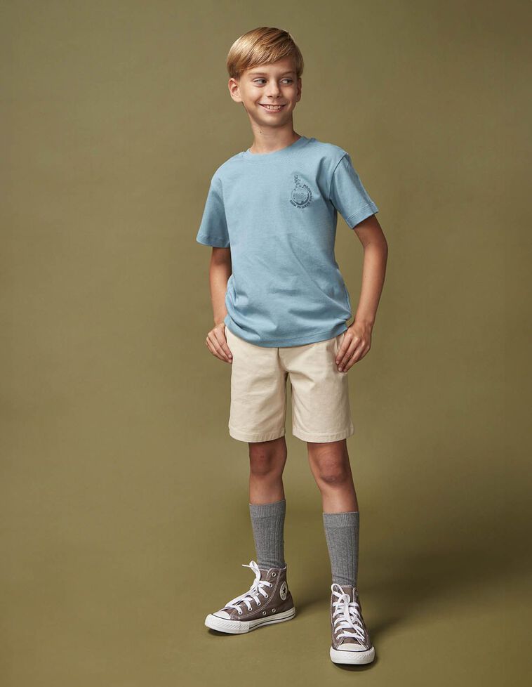 T-shirt com estampa moonwalk verde