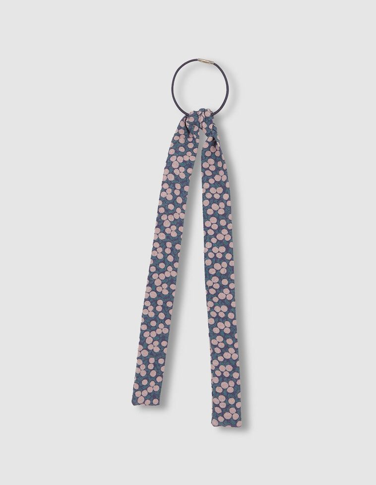 Laço estampado azul