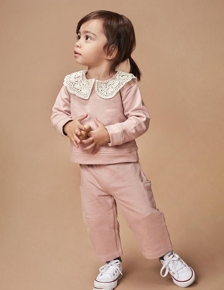 Calças de fato de treino lilás