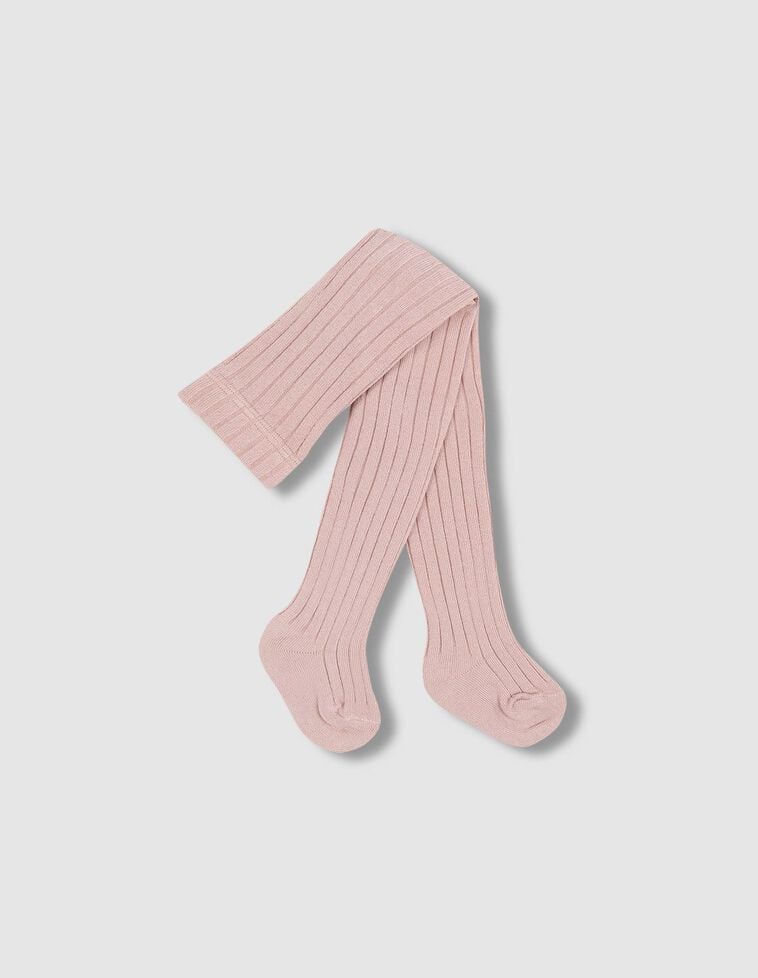 Collants canelados lilás